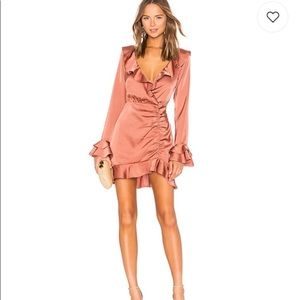 NEW NWT Majorelle Nelly Ruffle Long Sleeve Dress
